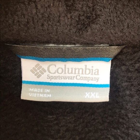 COLUMBIA / Men's Fleece Zipper Vest Size XXL - Picture 3 of 9